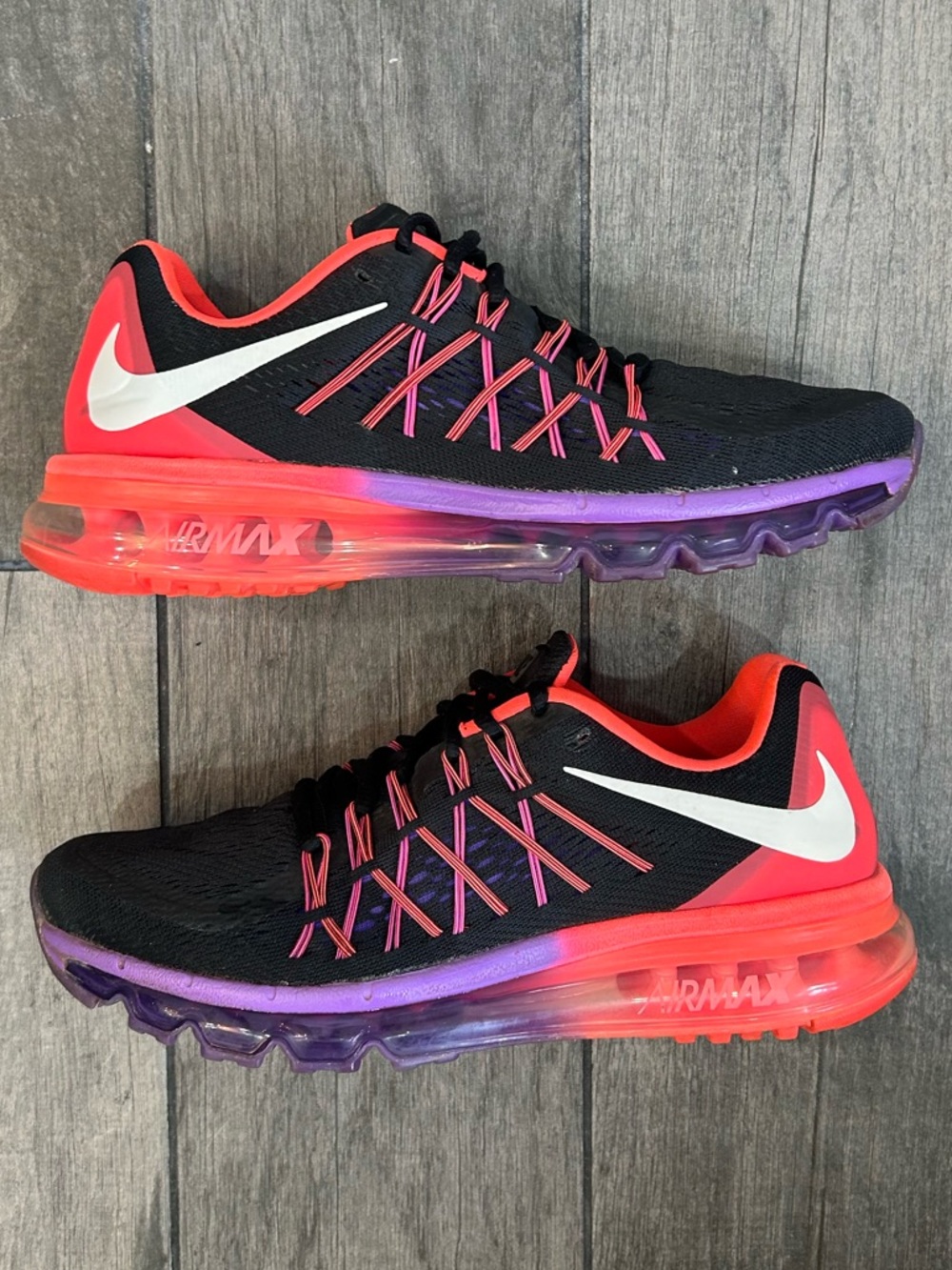 NIKE Air Max 2015 (698903-006) ‘Hyper punch’ Special Edition-Women’s size 9.5